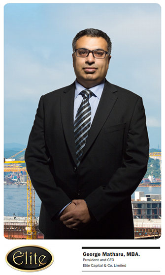 Mr. George Matharu, MBA. - President & CEO of Elite Capital & Co. Limited