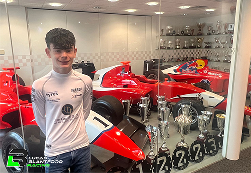 Lucas Blantford has joined the Young Racing Driver Academy