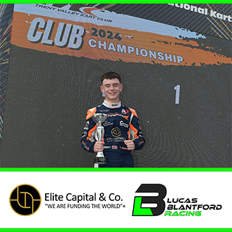 Podium at Round 2 of 2024 Trent Valley Championship for Lucas Blantford Under the Sponsorship of Elite Capital & Co.